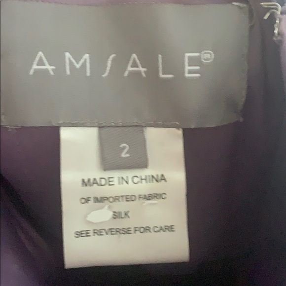 Amsale bridesmaid dress, soft purple. - Picture 4 of 4
